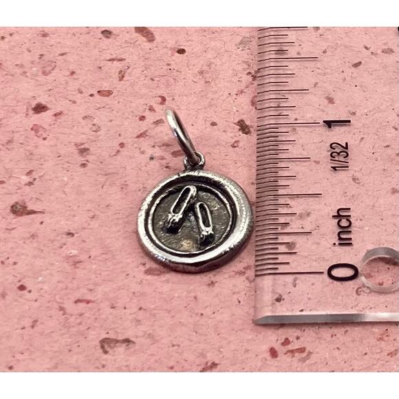 Waxing Poetic ballet slippers charm - Picture 1 of 2